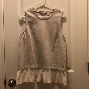 j.crew peplum tank
